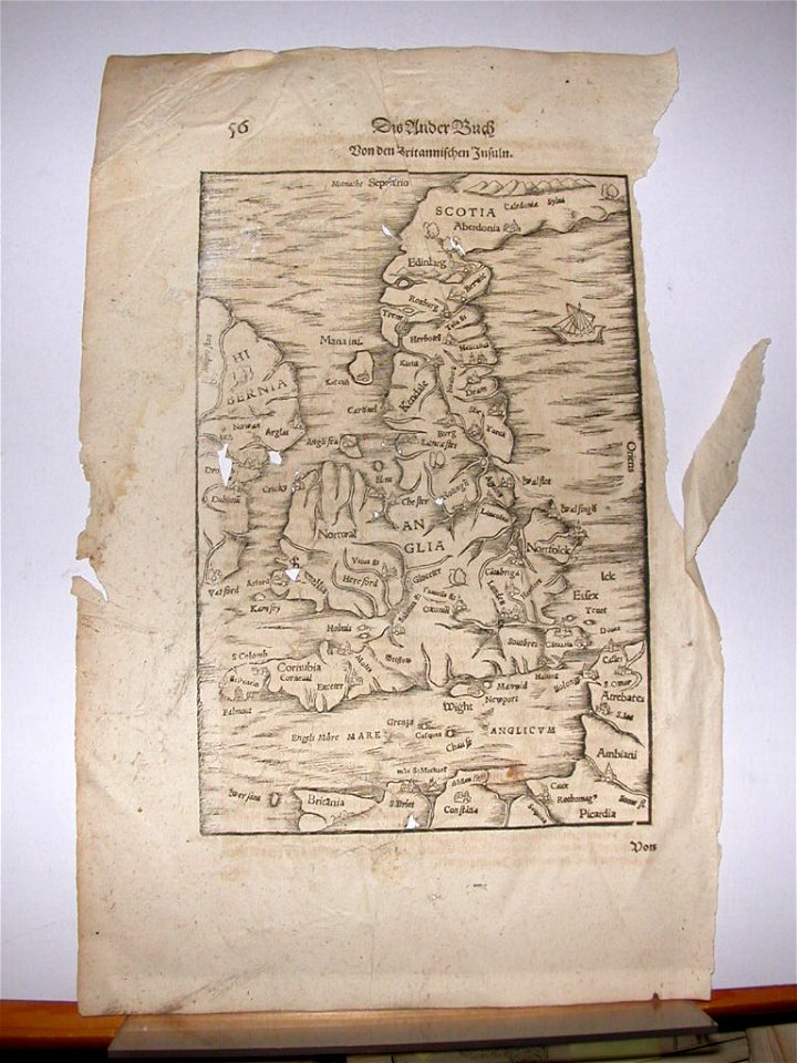 *map of England* (1628)