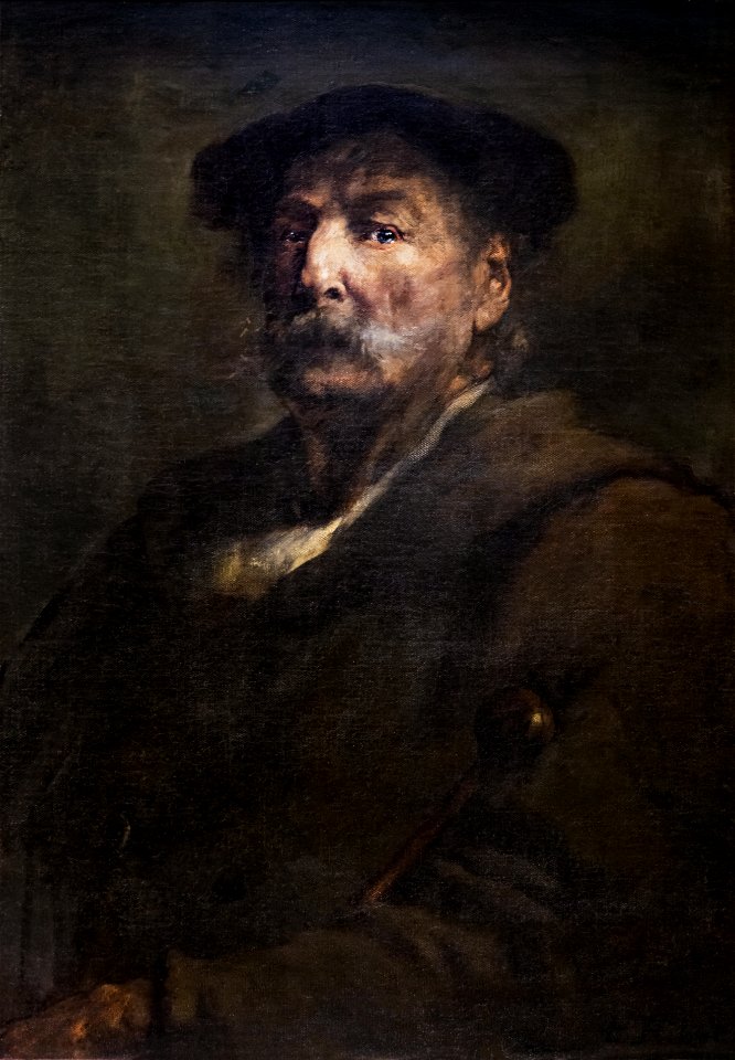 (Toulouse) Théodule Ribot - Autoportrait (1887-90) - Colombes, Musée d'art et d'histoire