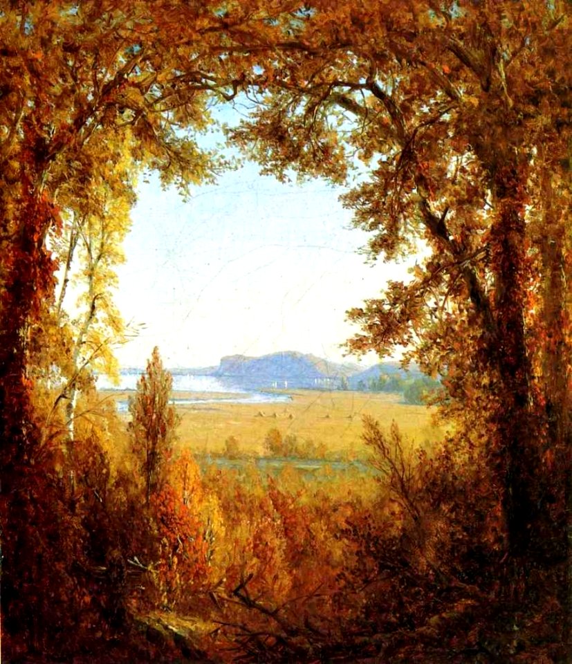 -Hook Mountain on the Hudson River-Sanford Gifford-1867