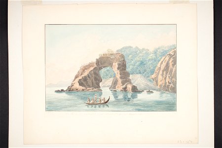 -He Pa- on the perforated rock, Tolaga Bay, New Zealand (48753077782)
