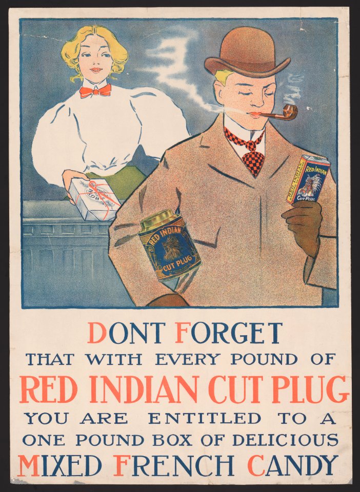 .. Red Indian cut plug .. LCCN2014646800