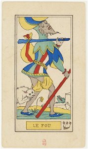 00 Le Fou, Oswald Wirth Tarot Deck 1889 BnF