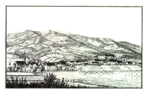 029 Markt Eibiswald - J.F.Kaiser Lithografirte Ansichten der Steiermark 1825