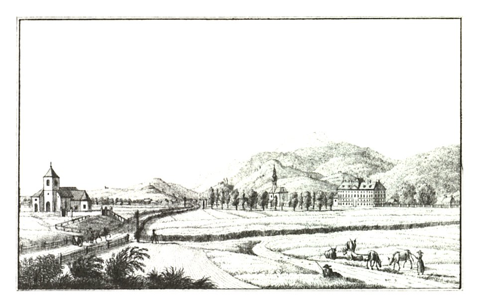 018 Celje, Cilli, Schloß Neu-Cilli - J.F.Kaiser Lithografirte Ansichten der Steiermark 1825