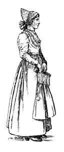 021a Trachten aus dem Ausseer Landl - Tauplitzerin um 1860
