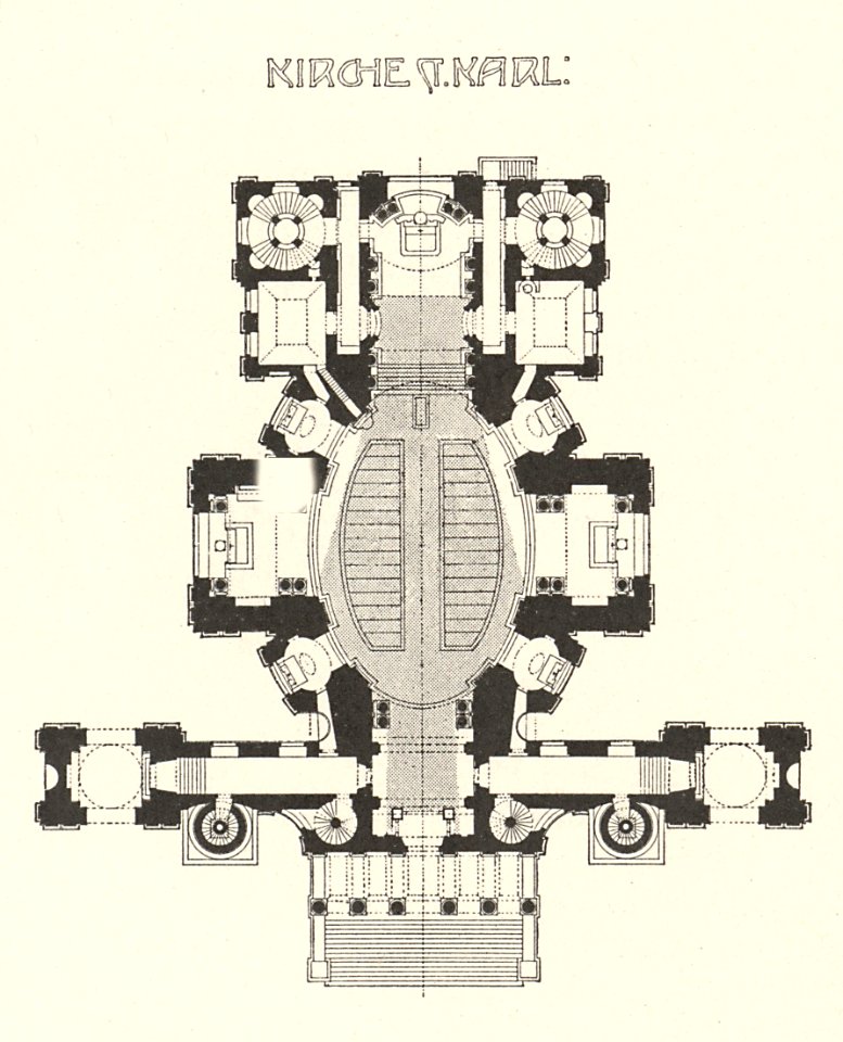 03 Wagner - Moderne im Kirchenbau Bd. III 2. Heft - Plan Kirche St. Karl