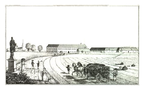 024 Schloss Ebensfeld im Marburger Kreise - J.F.Kaiser Lithografirte Ansichten der Steiermark 1825