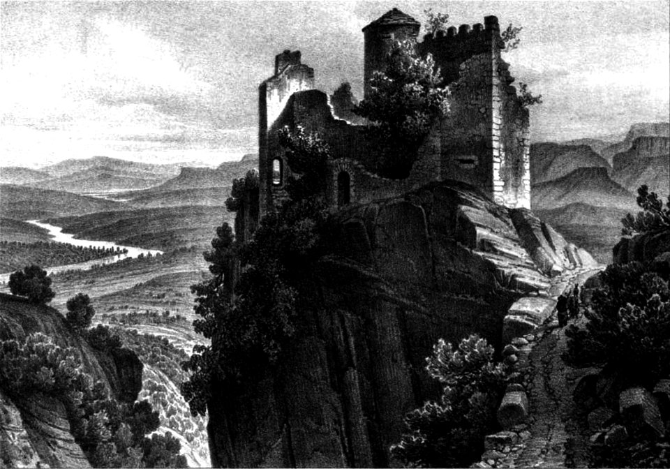034 album dauphiné, chateau de Rochechinart, Drome, by AD cropped