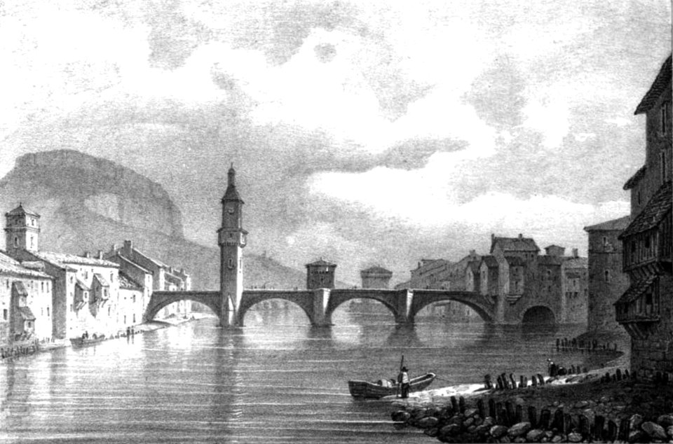 035 album dauphiné, Grenoble avant l'inondation du 1651, by AD cropped