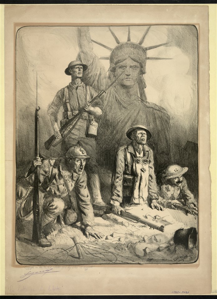03881u La lutte pour la liberte, 14 Juillet 1918