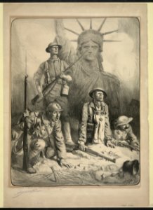 03881u La lutte pour la liberte, 14 Juillet 1918
