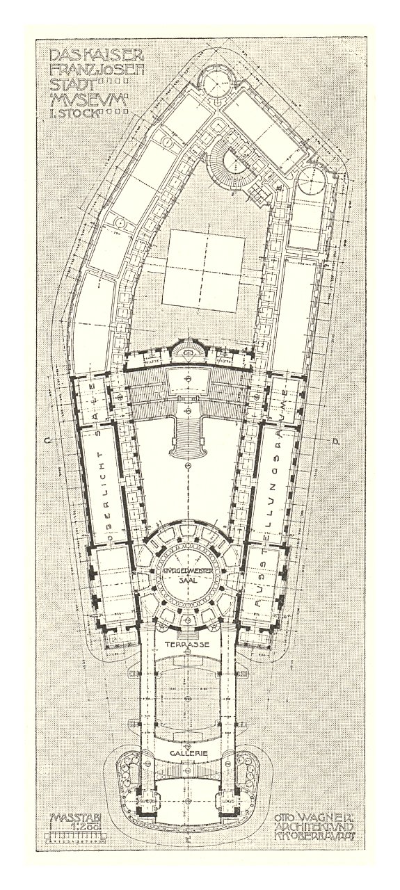 04 Wagner - Studie Stadtmuseum Karlsplatz, Wien Bd. III Heft 5, 6, 7 - I. Stock
