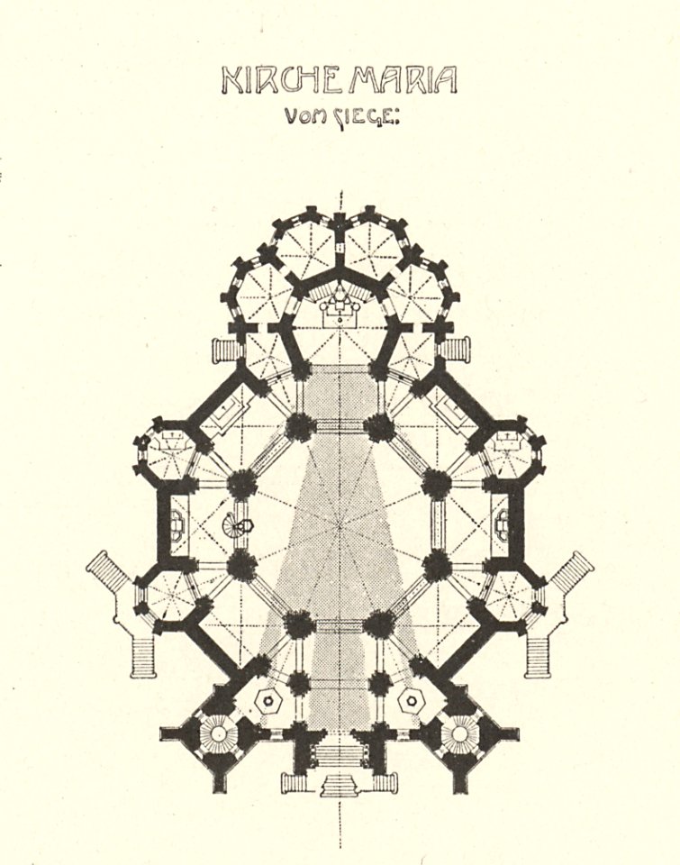 04 Wagner - Moderne im Kirchenbau Bd. III 2. Heft - Plan Maria vom Siege