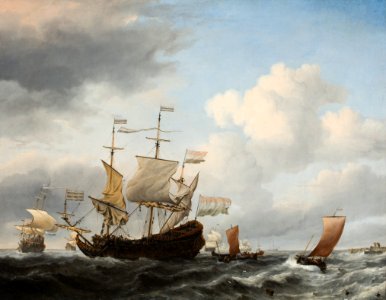03. A Dutch Flagship Coming to Anchor Willem van de Velde the Younger