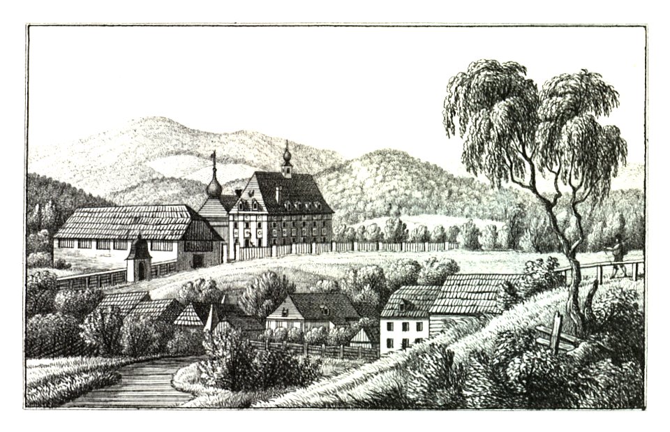 033 Schloss Farrach im Judenburger Kreis - J.F.Kaiser Lithografirte Ansichten der Steiermark 1825