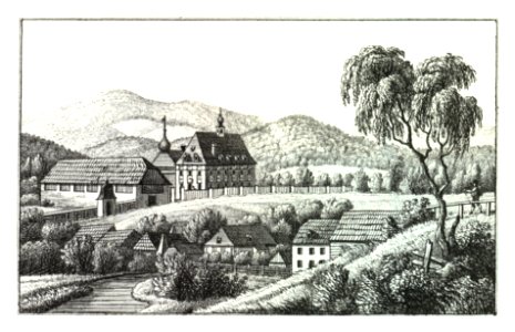 033 Schloss Farrach im Judenburger Kreis - J.F.Kaiser Lithografirte Ansichten der Steiermark 1825