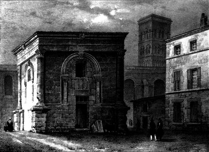 031 album dauphiné, ancien tombeau à Valence, Drome, by AD cropped