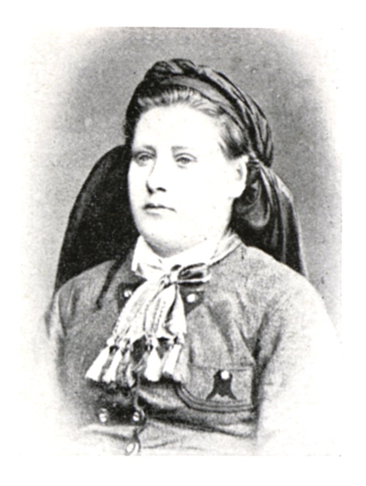 043 Admonterin mit Kopftuch und Männerröckel um 1895