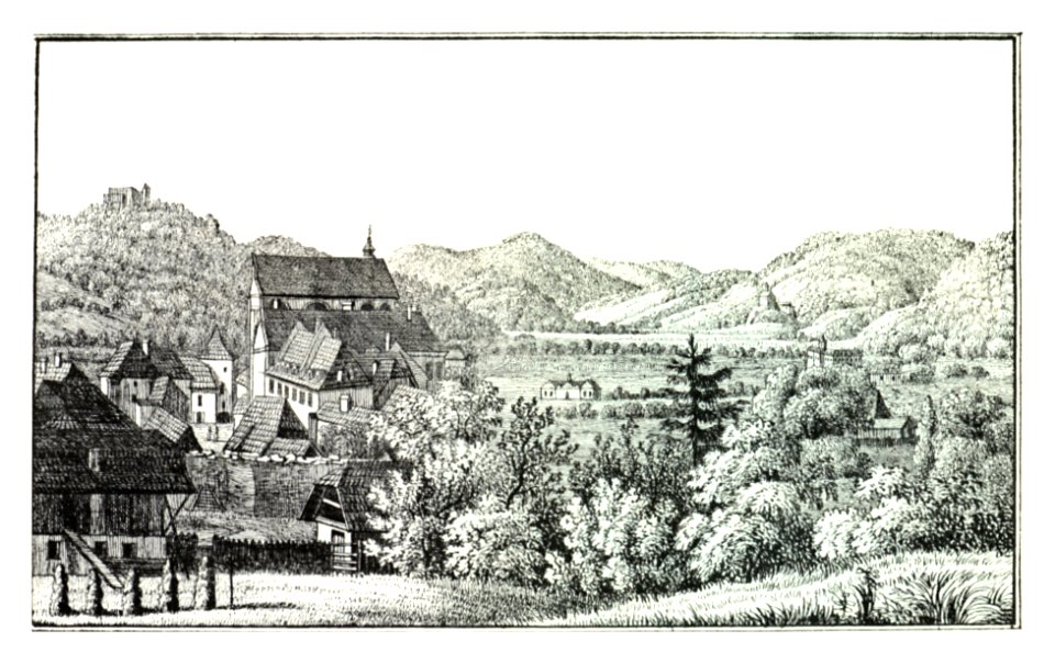 053 Frohnleiten, Kuwassegg, lith. v. Folwarczni - J.F.Kaiser Lithografirte Ansichten der Steiermark 1830