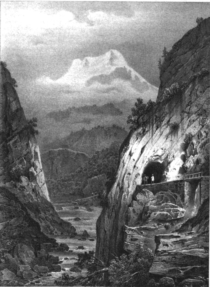 041 album dauphiné, Route de Briancon, par de Bourg d Oisans, Isère, by VC cropped