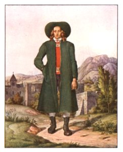 049 Bauer aus der Veitsch - Aquarell von Karl Ruß - 1811