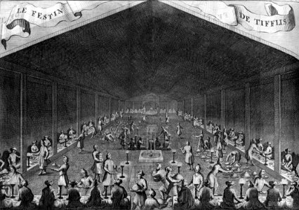 04 Chardin Royal banquet in Tbilisi