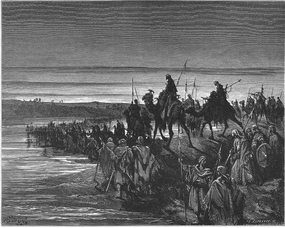 044. The Israelites Cross the Jordan River