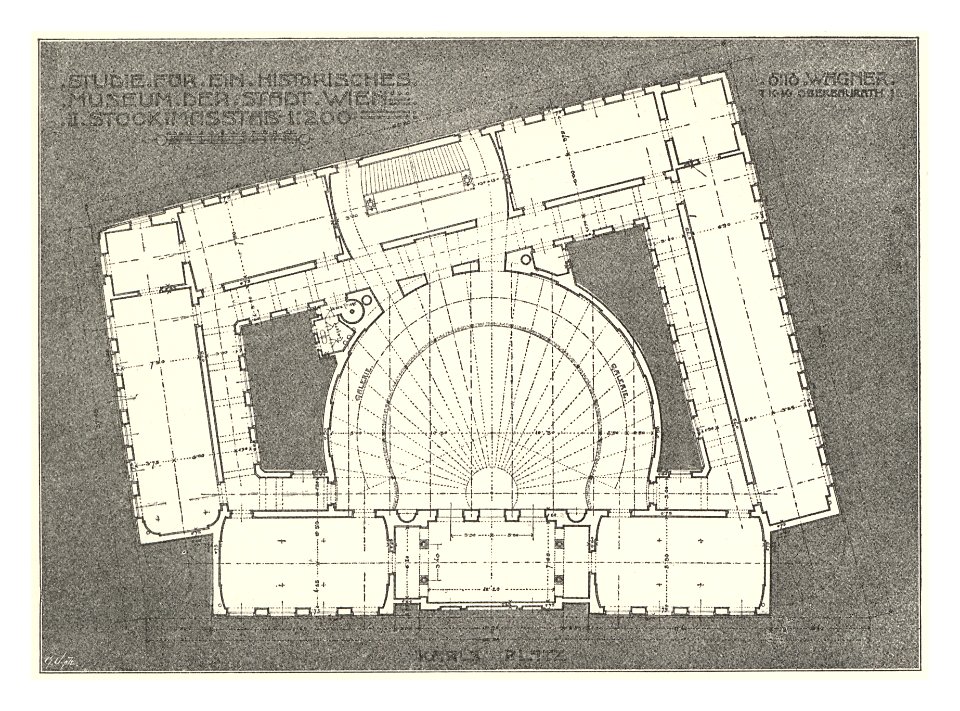 05 Wagner - Studie Stadtmuseum Karlsplatz, Wien Bd. III Heft 5, 6, 7 - II Stock