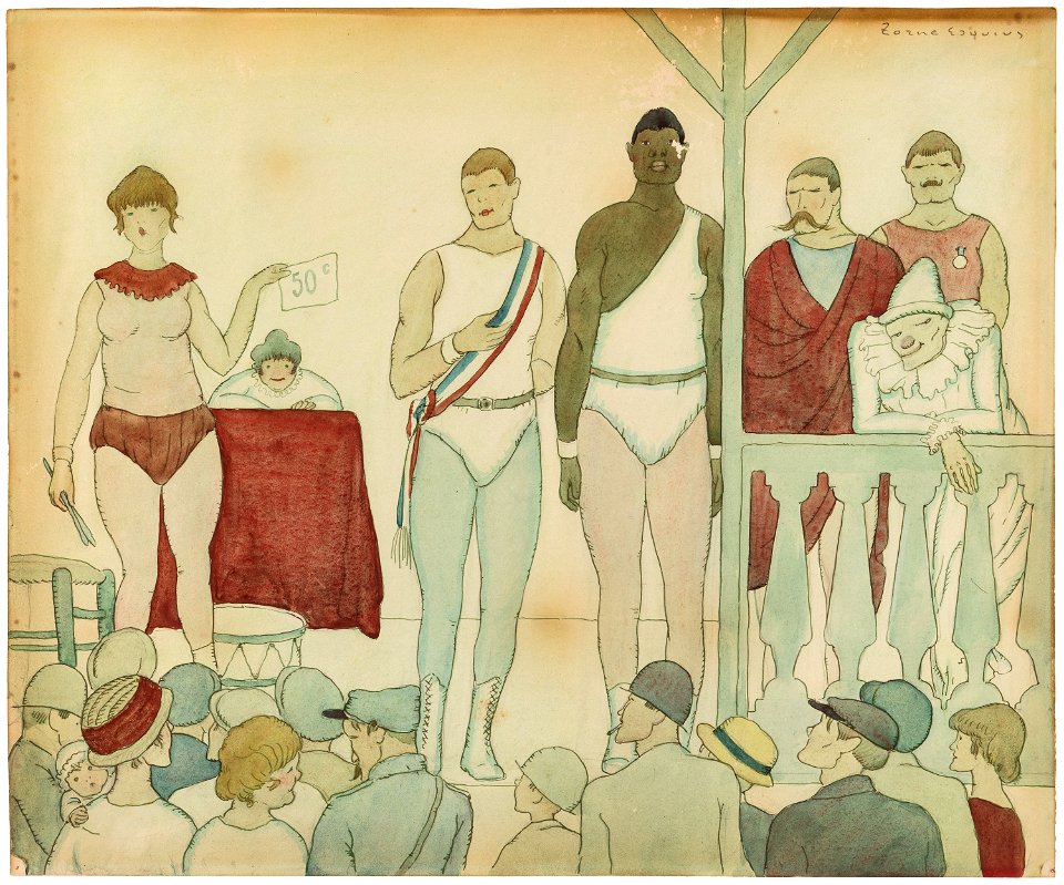 04.Torné Esquius. Lluitadors de fira. VINSEUM, Museu de les cultures del vi de Catalunya