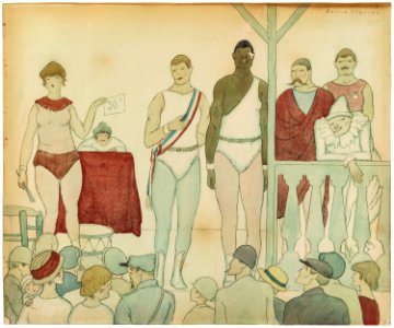 04.Torné Esquius. Lluitadors de fira. VINSEUM, Museu de les cultures del vi de Catalunya