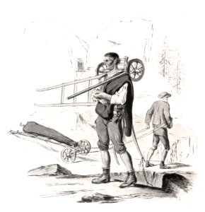 052 Sackzieher aus dem Eisenerz in Steyermark (um 1800) - aus der Tranquillo - Molo-Reihe in Wien