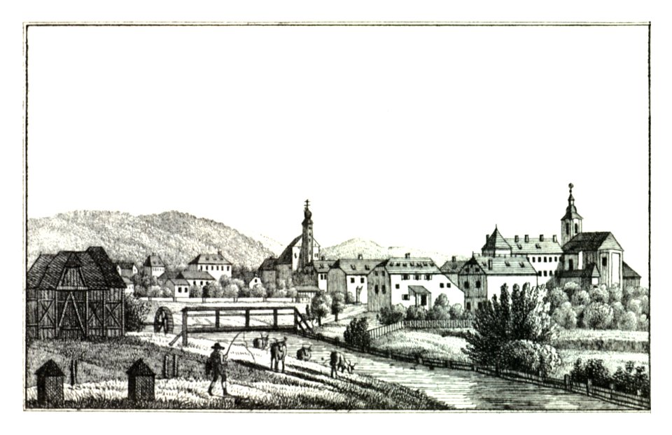 061 Markt Gleisdorf im Grätzer Kreis, L. Kröll - J.F.Kaiser Lithografirte Ansichten der Steiermark 1830