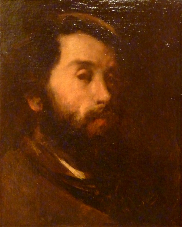056 Antoine Vollon Portrait de l'artiste