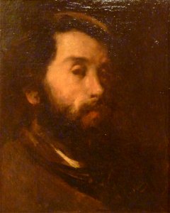 056 Antoine Vollon Portrait de l'artiste