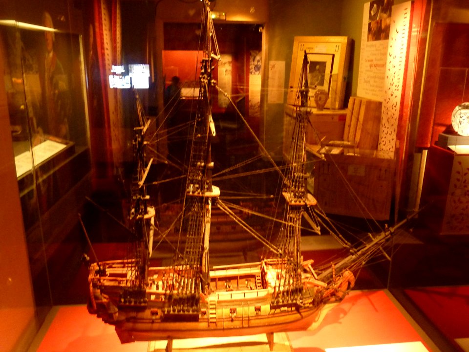 055 Maquette du Dromadaire vaisseau de la Compagnie des Indes