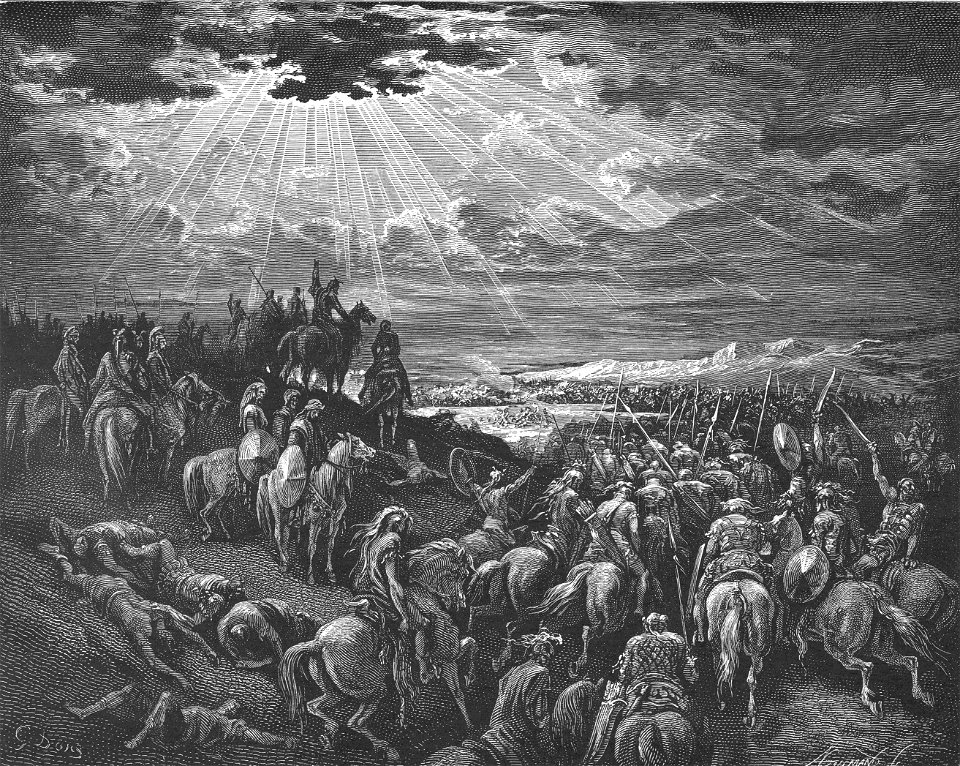 051.Joshua Commands the Sun to Stand Still