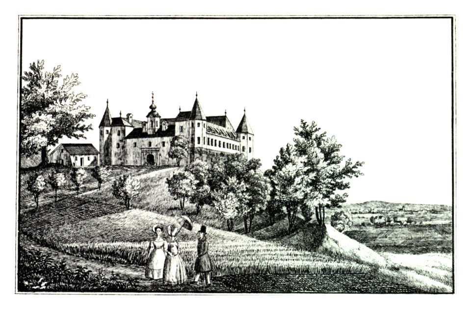 046 Schloß Freybüchel - J.F.Kaiser Lithografirte Ansichten der Steiermark 1825