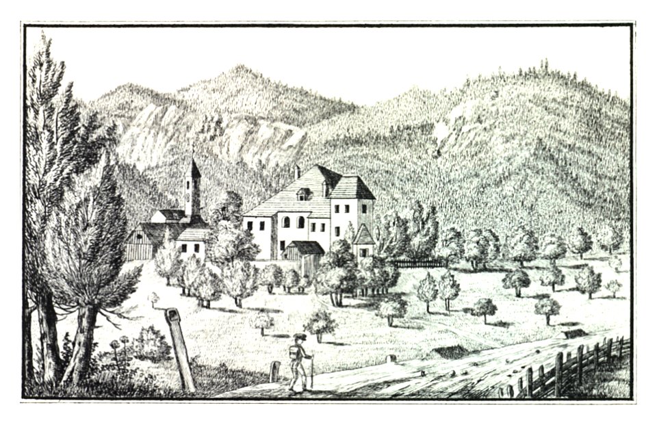 052 Schloss Friedstein - S. Kölbl - J.F.Kaiser Lithografirte Ansichten der Steiermark 1830