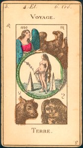 05 L'Homme et Les Quadrupedes - H. Pussey Grand Etteilla Tarot Deck