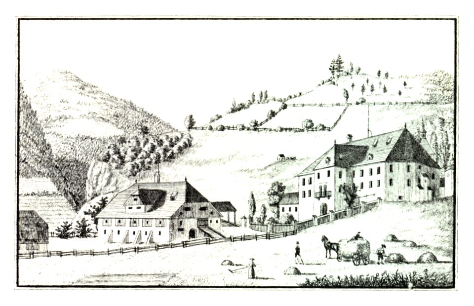 065 Schloss Goppelsbach, Stadl an der Mur, S. Kölbl - J.F.Kaiser Lithografirte Ansichten der Steiermark 1830