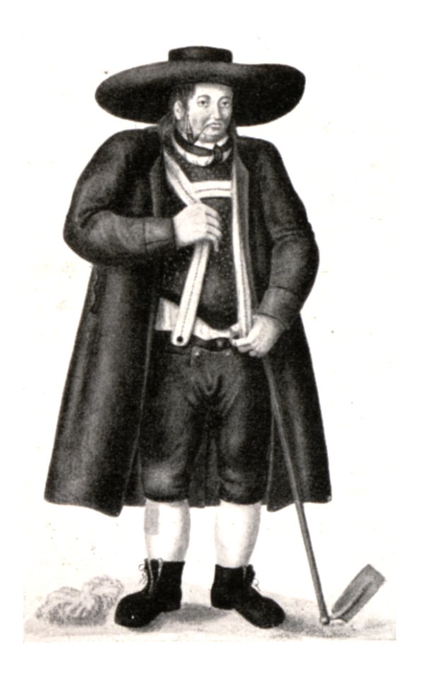 064 Skola, Bauer aus dem Laufnitzgraben nw. von Frohnleiten - um 1800