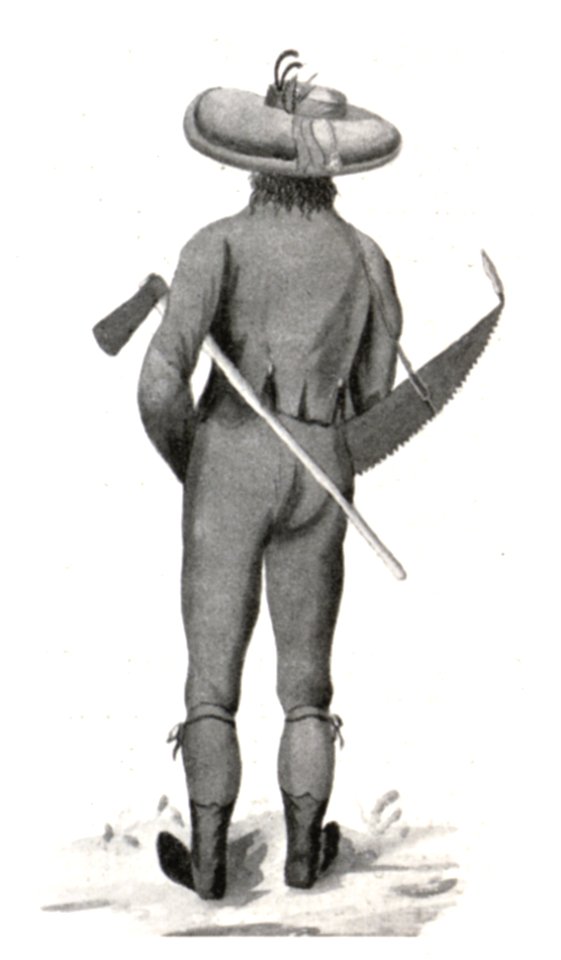 058 Holzknecht aus Tragöß - 1811