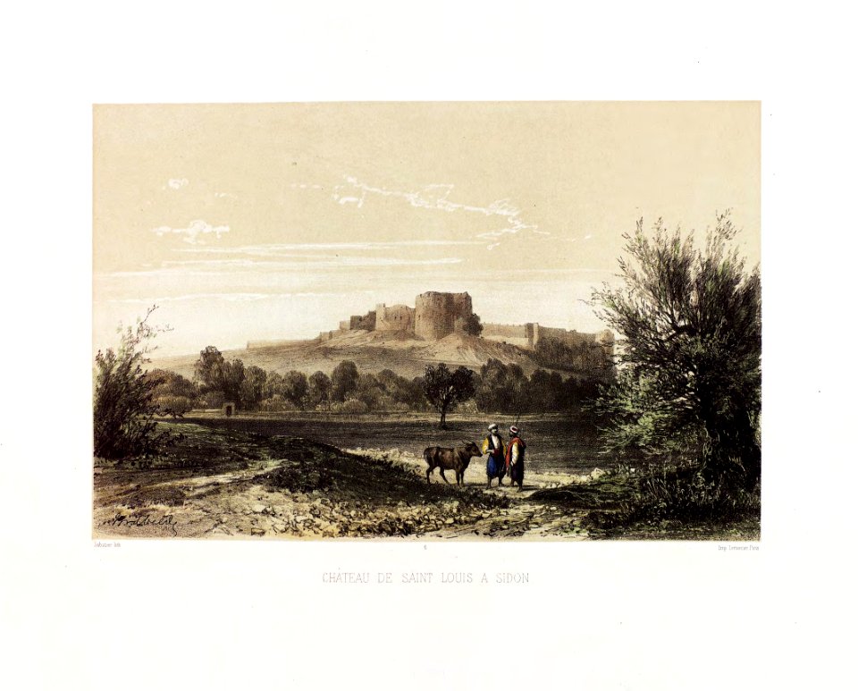 06.Le Chateau de saint Louis a Sidon.b