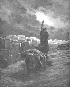 066.The Levite Carries the Woman's Body Away
