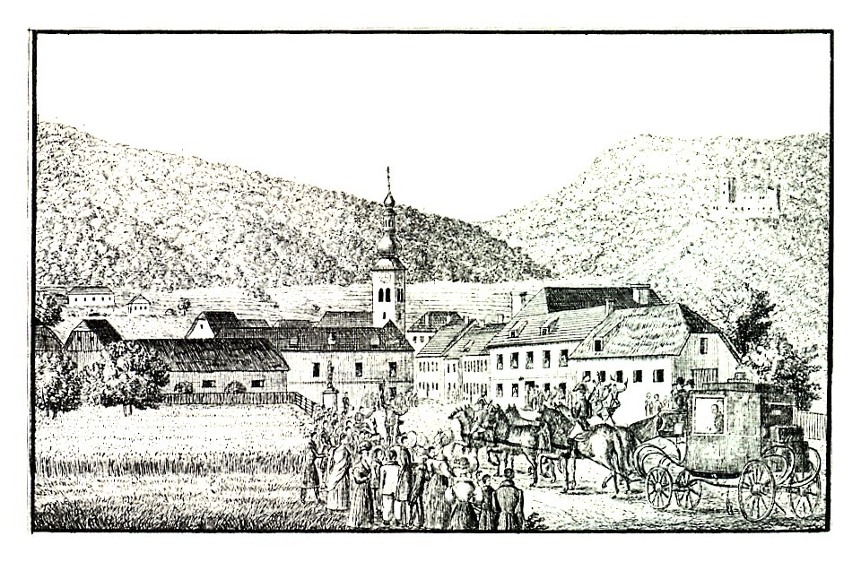 064 Gonobitz — Slovenske Konjice - J.F.Kaiser Lithografirte Ansichten der Steiermark 1830