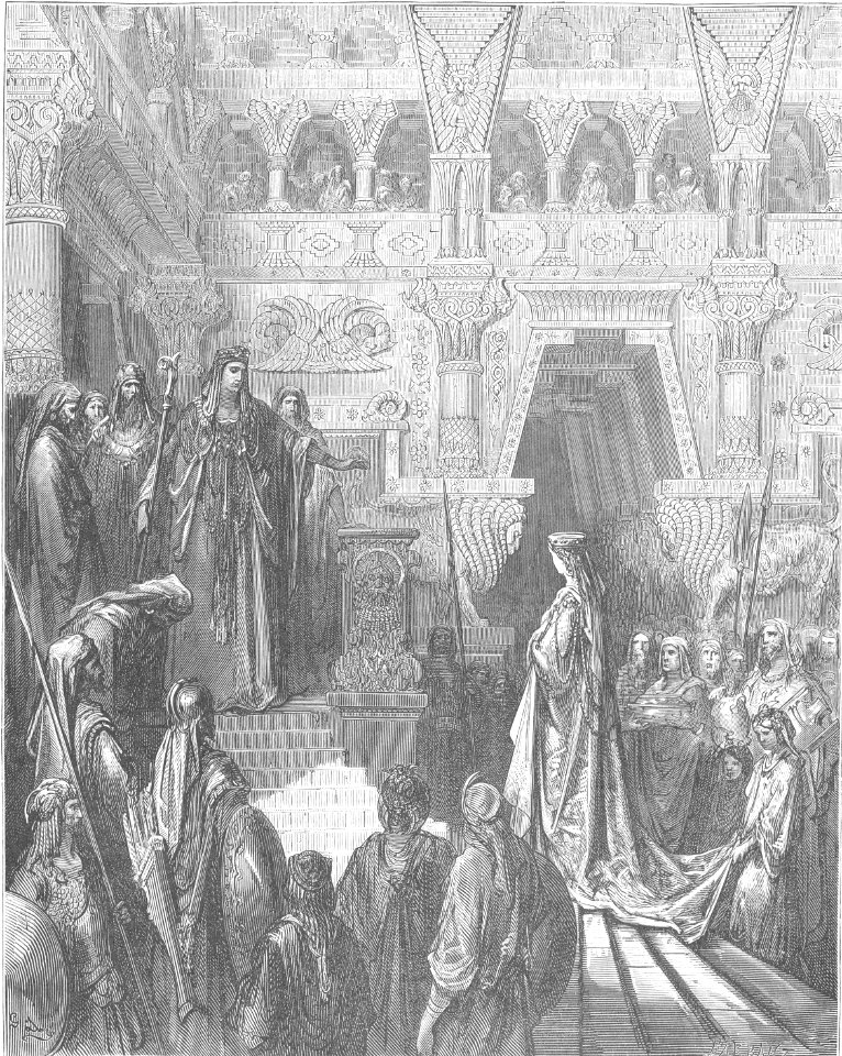 086.Solomon Receives the Queen of Sheba