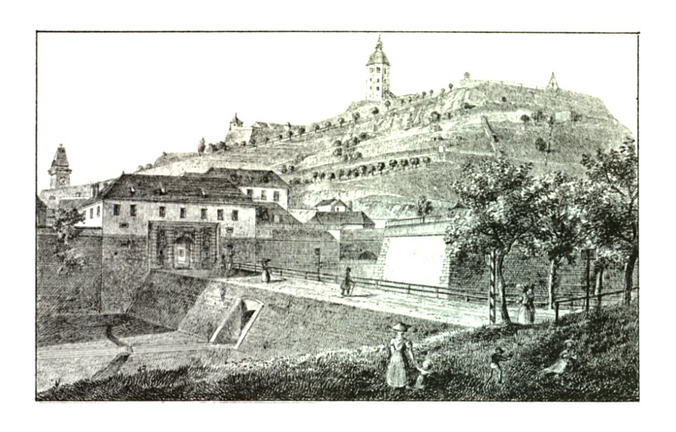 077 Graz Paulustor - J.F.Kaiser Lithografirte Ansichten der Steiermark 1830
