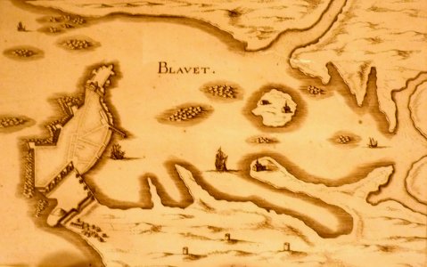 079 Carte de Blavet fin XVIIe