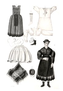 093 Das Sonntagsgewand der Agnes Iregger, Hofmüllerin in Admontbühel, 1890