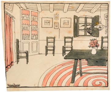08. Torné Esquius. Dibuix original per a Els dolços indrets deCatalunya. c. 1903. Col·lecció Ramon Sancho
